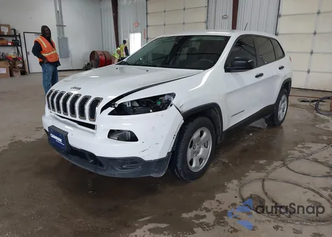 2017 Jeep Cherokee Sport Fwd z USA, uszkodzony, nr VIN 1C4PJLAB3HD235753